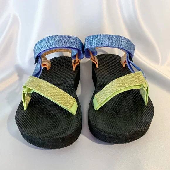 Teva Ladies Midform Multi-colored Sandals Size 7 - Picture 3 of 12